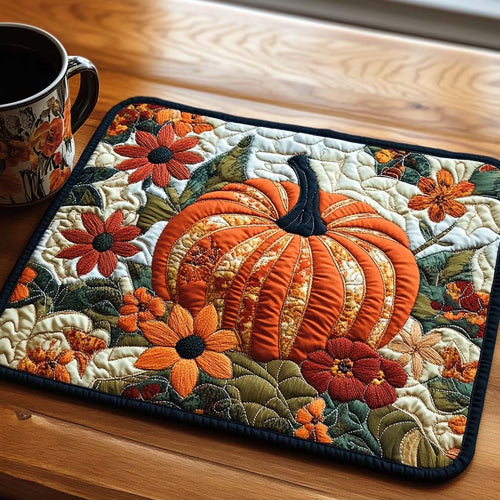 Set de table matelassé Canopée Cramoisie