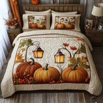 Ensemble de lit matelassé 3 pièces - Automne