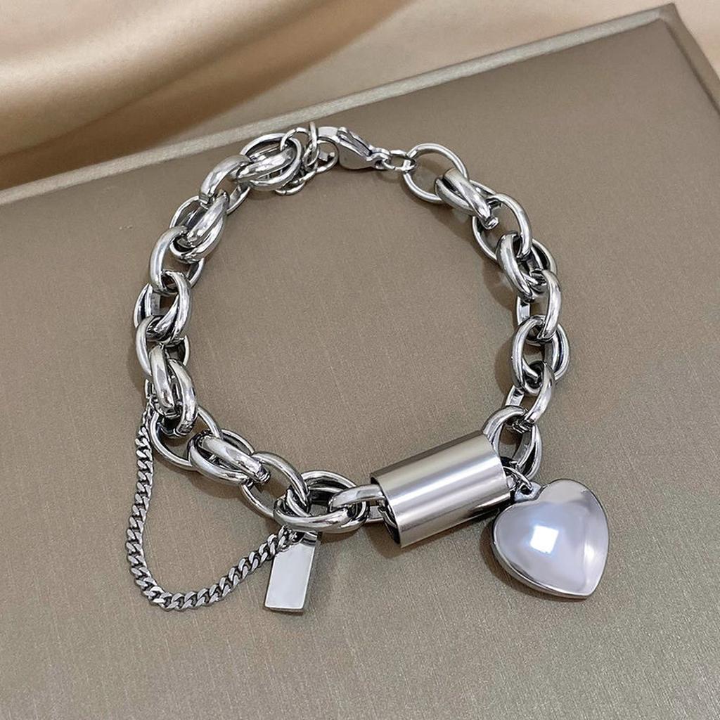 Bracelet large en or