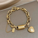 Breites goldenes Armband