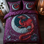 Ensemble de lit matelassé 3 pièces - Dragon