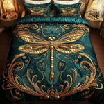 Ensemble de lit matelassé 3 pièces - Rêve de Libellule