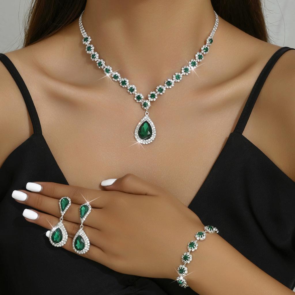 Parure de mariée trois pièces