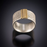 Feiner vergoldeter Retro-Ring