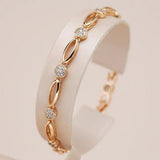 Bracelet élégant plaqué or