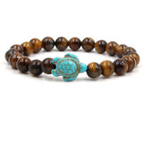 Bracelets en pierres naturelles motif tortue