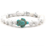 Bracelets en pierres naturelles motif tortue