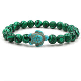 Bracelets en pierres naturelles motif tortue