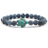 Bracelets en pierres naturelles motif tortue