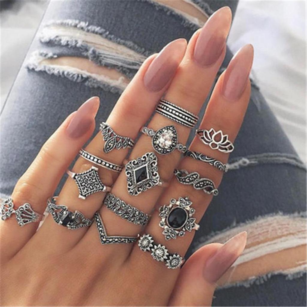 Ensemble premium exclusif de 8 à 12 bagues
