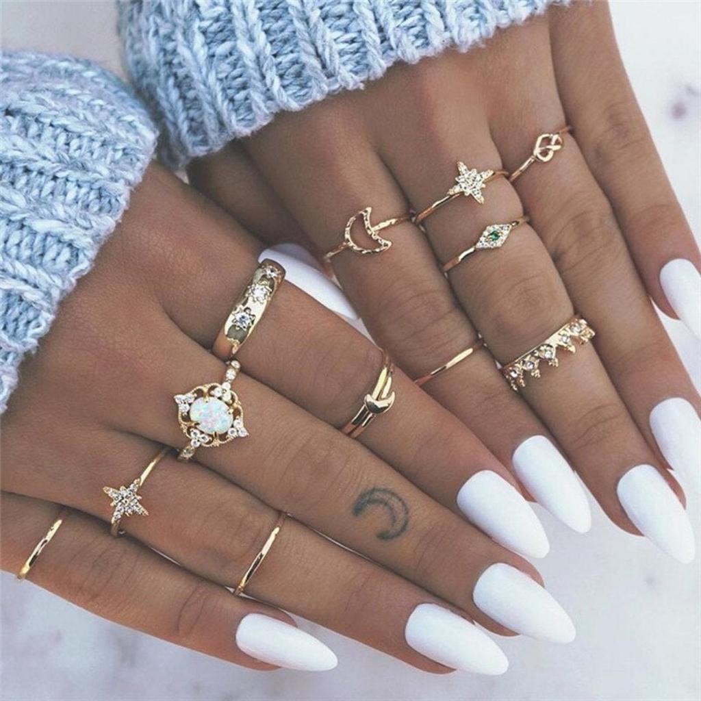 Ensemble premium exclusif de 8 à 12 bagues