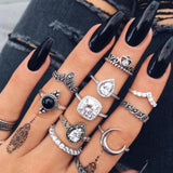 Ensemble premium exclusif de 8 à 12 bagues