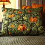 Taie d'oreiller matelassée Chemin du Jardin d'Automne