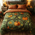 Ensemble de lit matelassé 3 pièces - Automne
