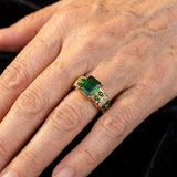 Bague émeraude fascinante