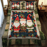Ensemble de lit matelassé 3 pièces - Gnome de Noël