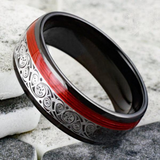 Flamme – Ring aus Wolframcarbid