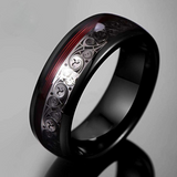 Flamme – Ring aus Wolframcarbid