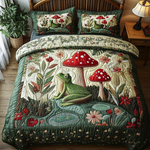 Ensemble de lit matelassé 3 pièces - Lueur de la Forêt