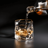 Verre à whisky en cristal japonais Hoshi Or