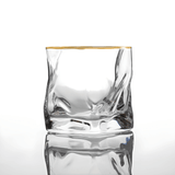 Verre à whisky en cristal japonais Hoshi Or