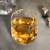 Verre à whisky en cristal japonais Hoshi Or