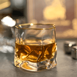 Verre à whisky en cristal japonais Hoshi Or