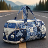 Sac de Voyage Matelassé - Indigo