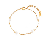 Edelstahl-Geschenkset: Halskette und Armband