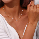 Edelstahl-Geschenkset: Halskette und Armband
