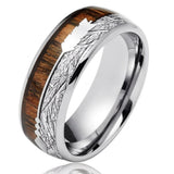 Bois de Braise – Bague en carbure de tungstène