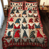Ensemble de lit matelassé 3 pièces - Gnome de Noël