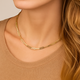 Collier doré classique
