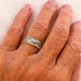 Bague ouverte dorée