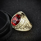 Bague dorée Ravella