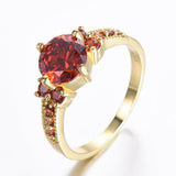 Bague dorée Selia