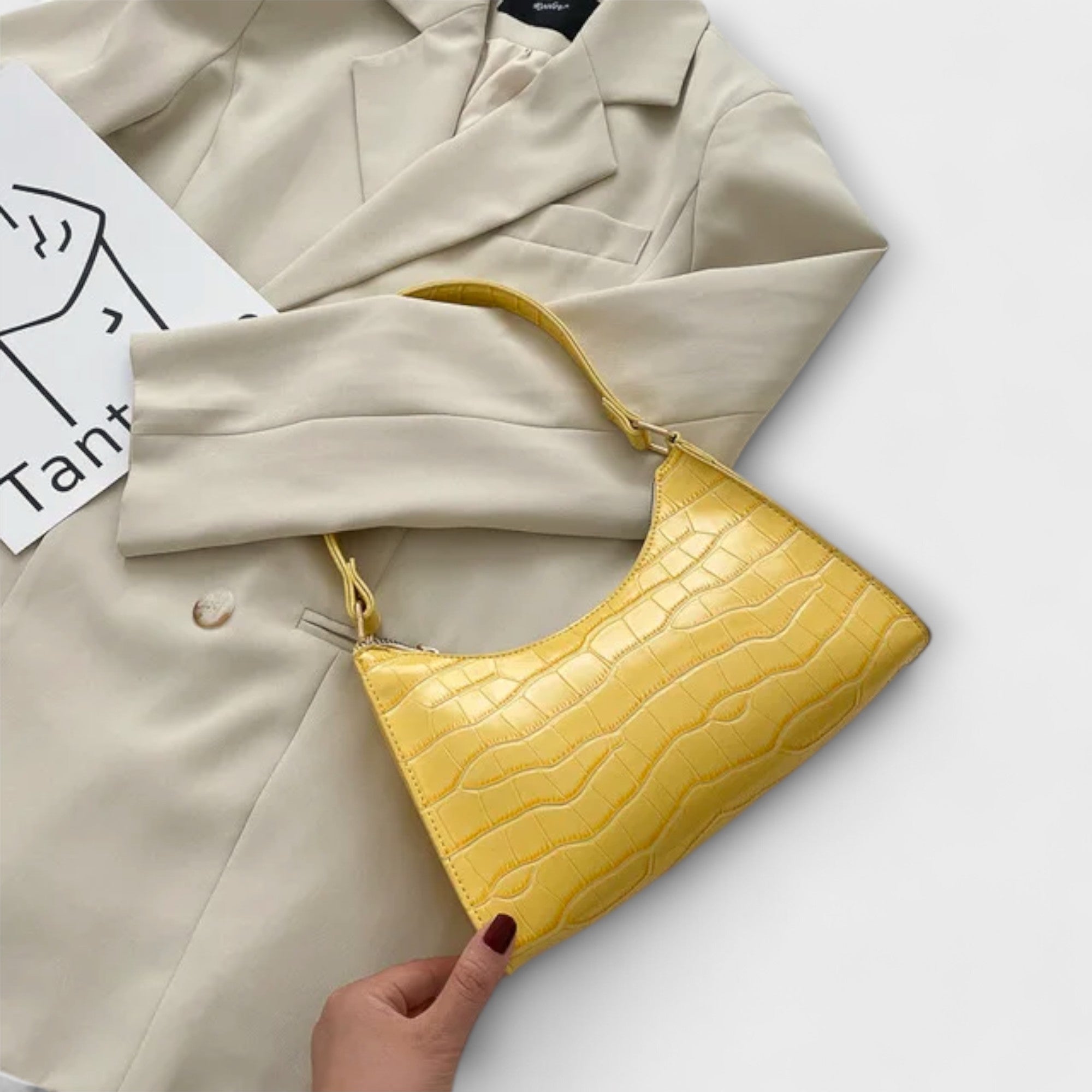 Esmée – Lacktasche mit Henkeln