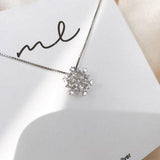 Collier cristal « Neige brillante »