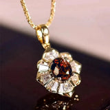 Collier en or rouge