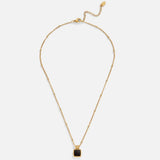 Collier avec pendentif Lucia en noir