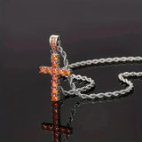 Collier croix