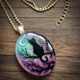 Collier chat enchanté « La Nuit étoilée »