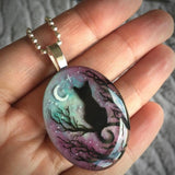 Collier chat enchanté « La Nuit étoilée »