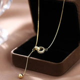 Collier deux anneaux