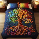 Ensemble de lit matelassé 3 pièces - Arbre d'Harmonie