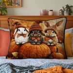 Taie d'oreiller matelassée Lapin de la Récolte
