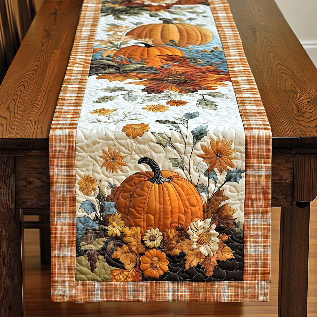 Chemin de table matelassé Automne Rayonnant – vue 6