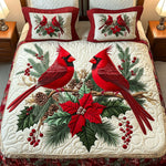 Ensemble de lit matelassé 3 pièces - Noël