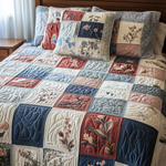 Ensemble de lit matelassé 3 pièces - Douceur de la Ferme