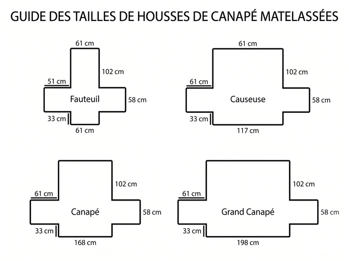 Housse de canapé matelassée Forêt d'Automne
